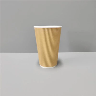 Cwpan Papur Wal Dwbl wedi'i Inswleiddio 16 Oz Ø90