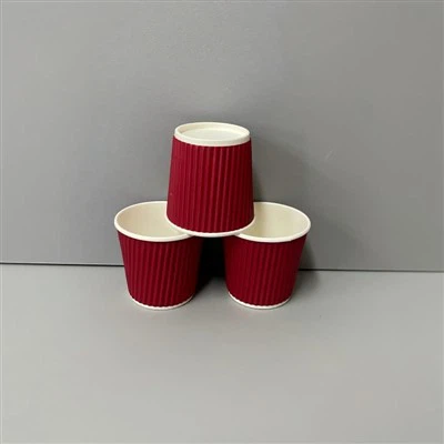 4 Oz Cwpan Papur Wal Dwbl Rheolaidd Ø62